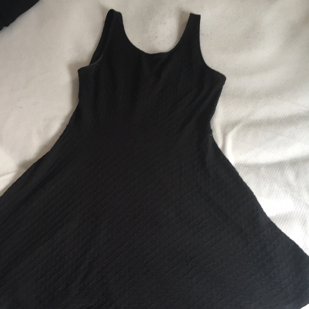 Black skater dress